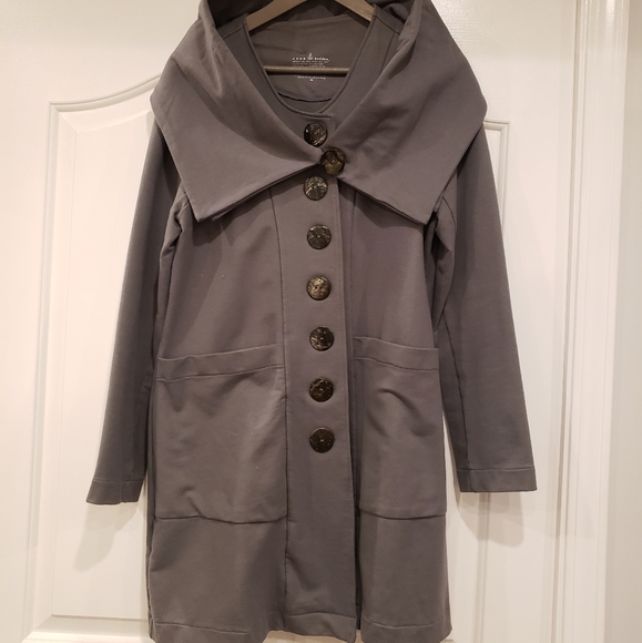 Neon Buddha button up coat - Picture 3 of 6